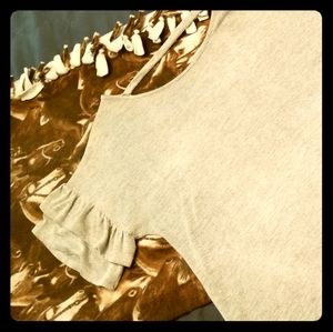 Bobby Brooks ruffle sleeve shirt